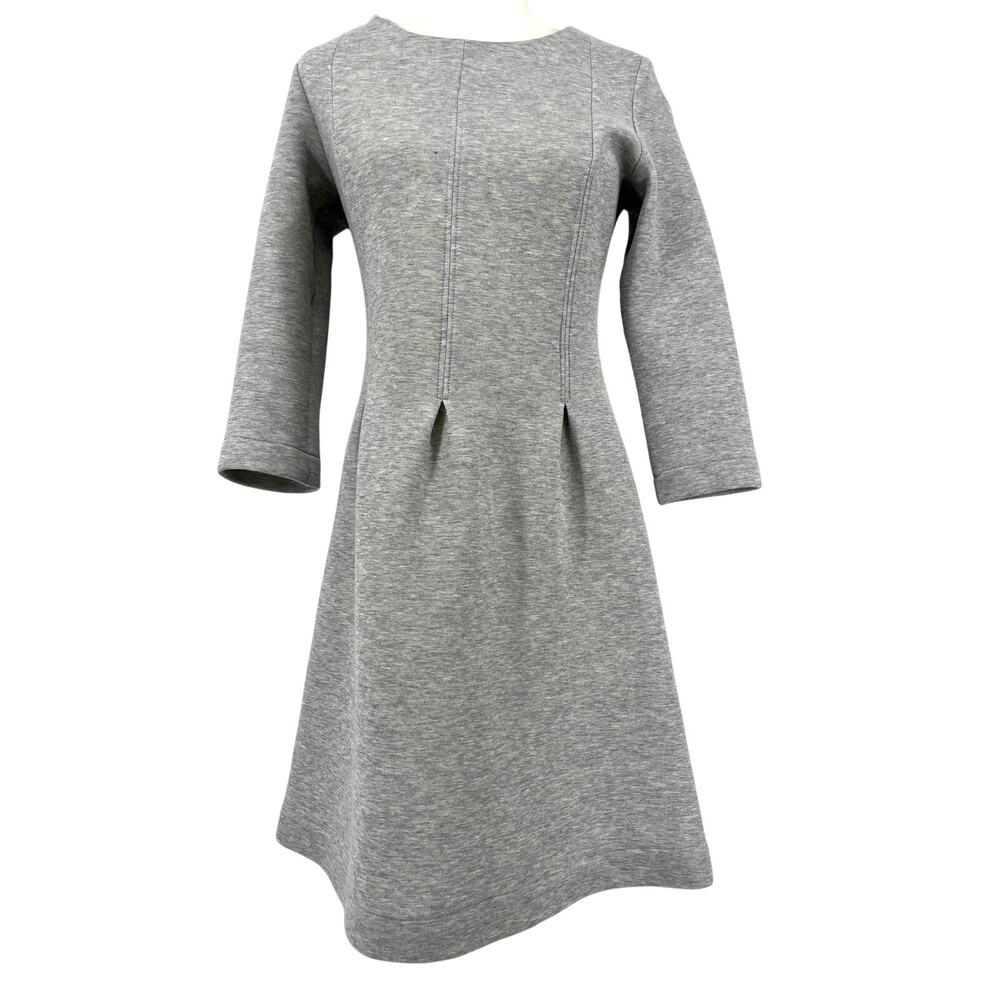Hubert‎ Gasser Gray Knee length fit flare 3/4 sleeve dress EU40 (Fits US 8)